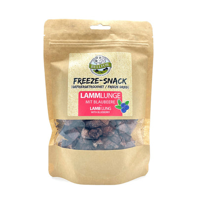 Bellfor Gesunder Leckerbissen für Hunde - Lammlunge 50 g - BioTierFutter Onlineshop