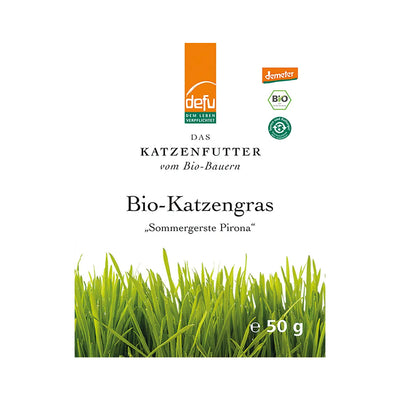 Defu Bio-Katzengras 50g - BioTierFutter Onlineshop