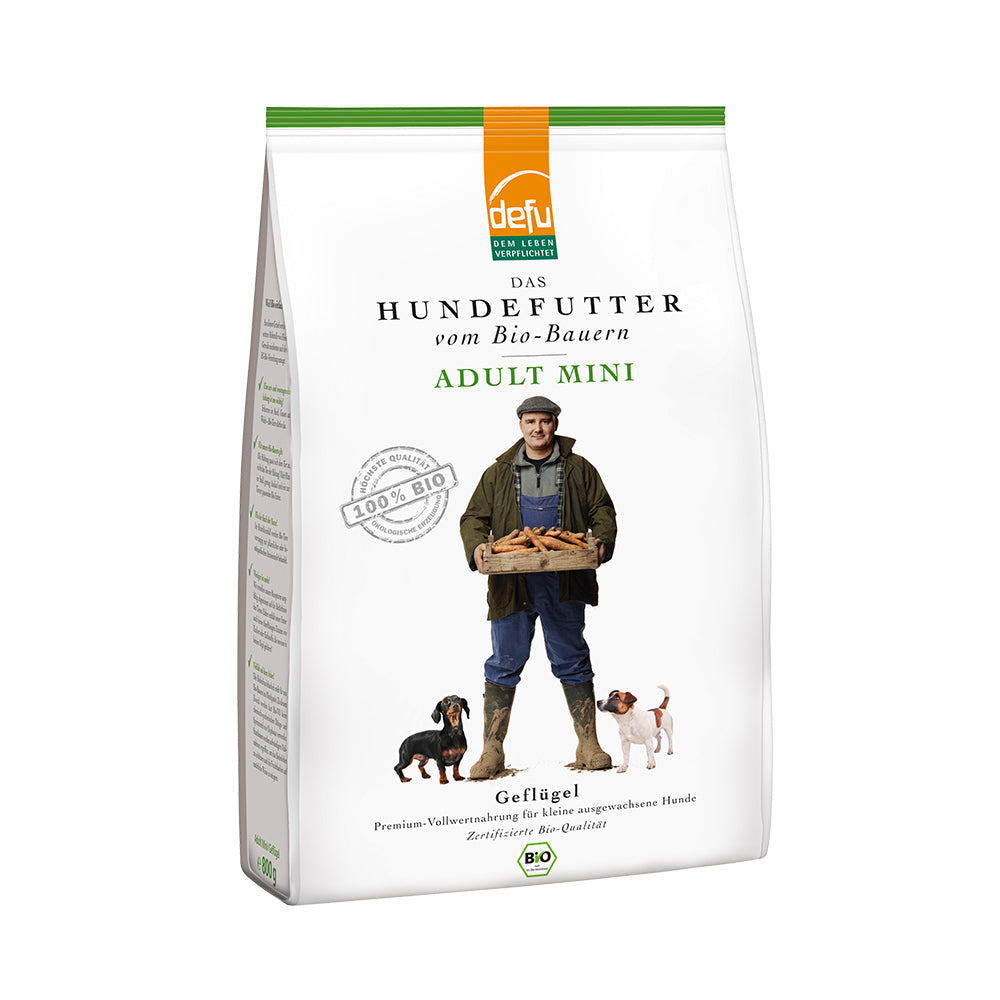 Defu Hund Adult Mini Geflügel - BioTierFutter Onlineshop