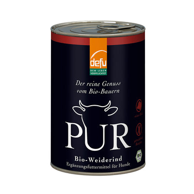 Defu Hund PUR Bio-Weiderind - BioTierFutter Onlineshop