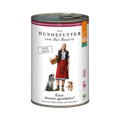 Defu Hund Ente "Sensitiv getreidefrei" - BioTierFutter Onlineshop
