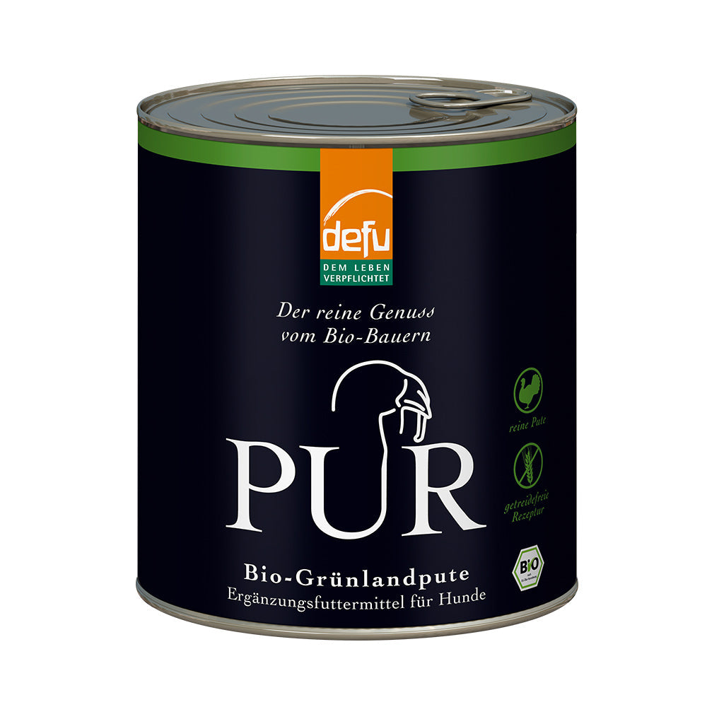 Defu Hund PUR Bio-Grünlandpute - BioTierFutter Onlineshop