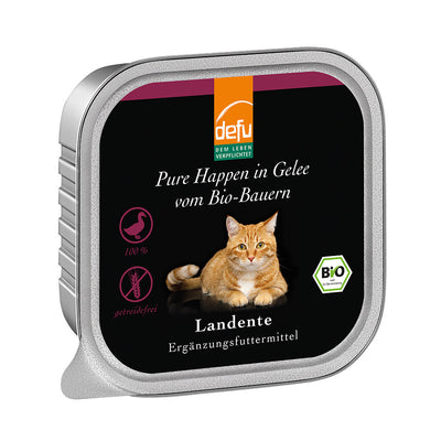 Defu Katze Pure Happen in Gelee Bio-Landente 16 x 100g - BioTierFutter Onlineshop