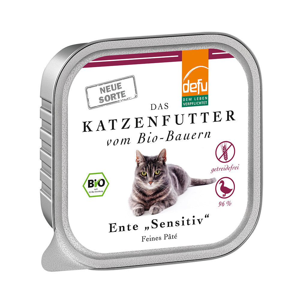 Defu Katze Ente "Sensitiv" - BioTierFutter Onlineshop