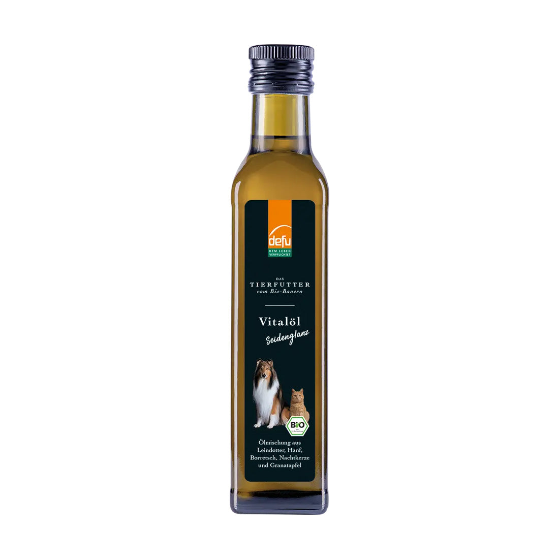 Rette mich: Defu Vitalöl Seidenglanz 1 x 250ml - BioTierFutter Onlineshop