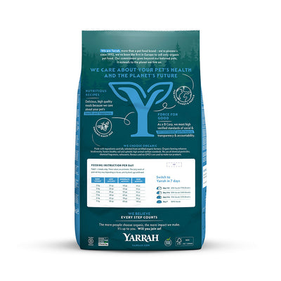 Yarrah Bio Katze Trockenfutter Huhn & Fisch (MSC) - BioTierFutter Onlineshop