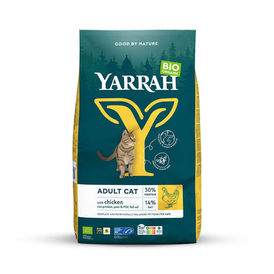 Yarrah Bio Katze Trockenfutter Huhn - BioTierFutter Onlineshop