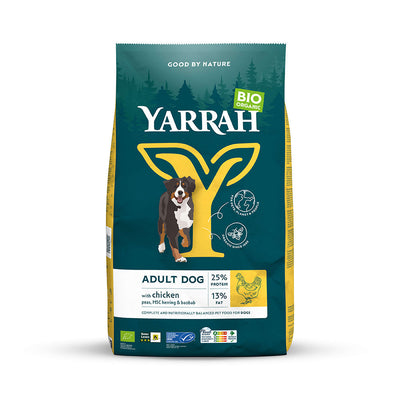 Yarrah Bio Hund Trockenfutter Erwachsene Huhn - BioTierFutter Onlineshop
