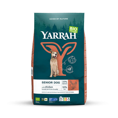 Yarrah Bio Hund Trockenfutter Senior Huhn - BioTierFutter Onlineshop