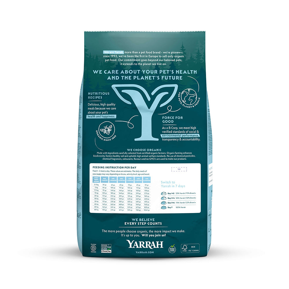 Yarrah Bio Hund Trockenfutter Welpe Huhn - BioTierFutter Onlineshop