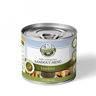 Bellfor Hundefutter Nass mit Insekten Landgut-Menü - BioTierFutter Onlineshop