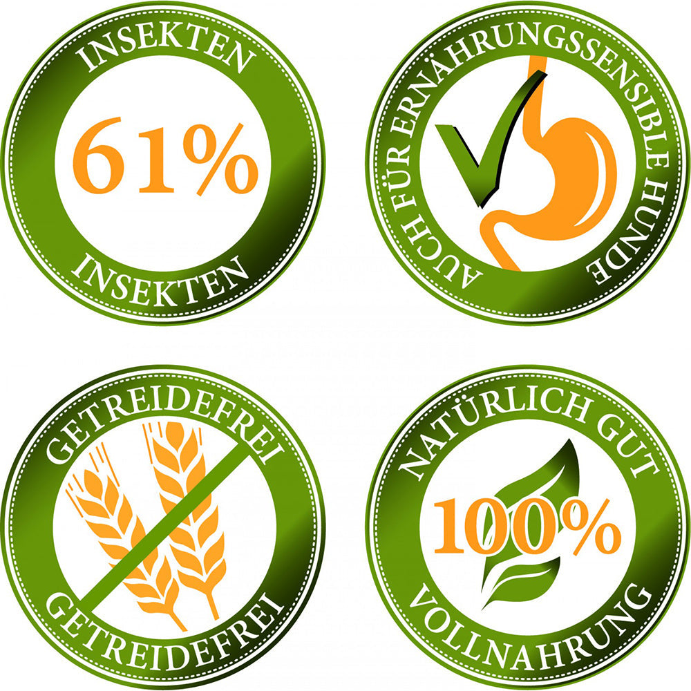 Bellfor Hundefutter Nass mit Insekten Landgut-Menü - BioTierFutter Onlineshop
