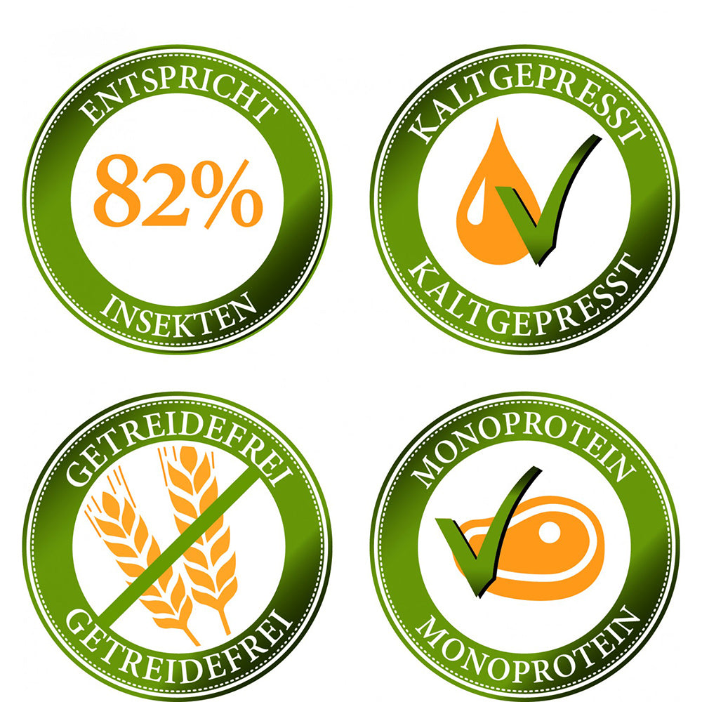 Bellfor Trockenfutter mit Insekten Naturgut-Schmaus - BioTierFutter Onlineshop