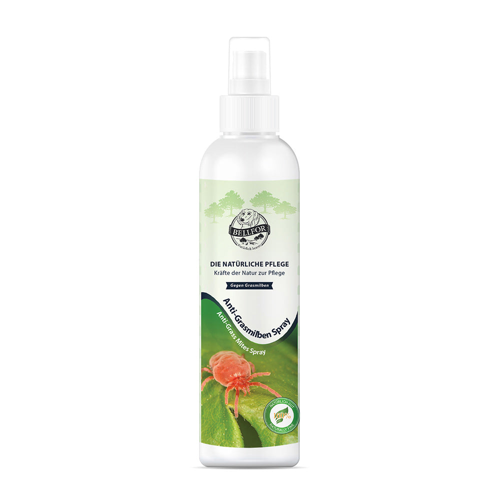 Bellfor Anti-Grasmilben Natürliches Spray für Hunde 250 ml - BioTierFutter Onlineshop
