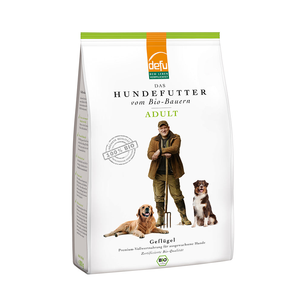 Defu Hund Adult Geflügel - BioTierFutter Onlineshop