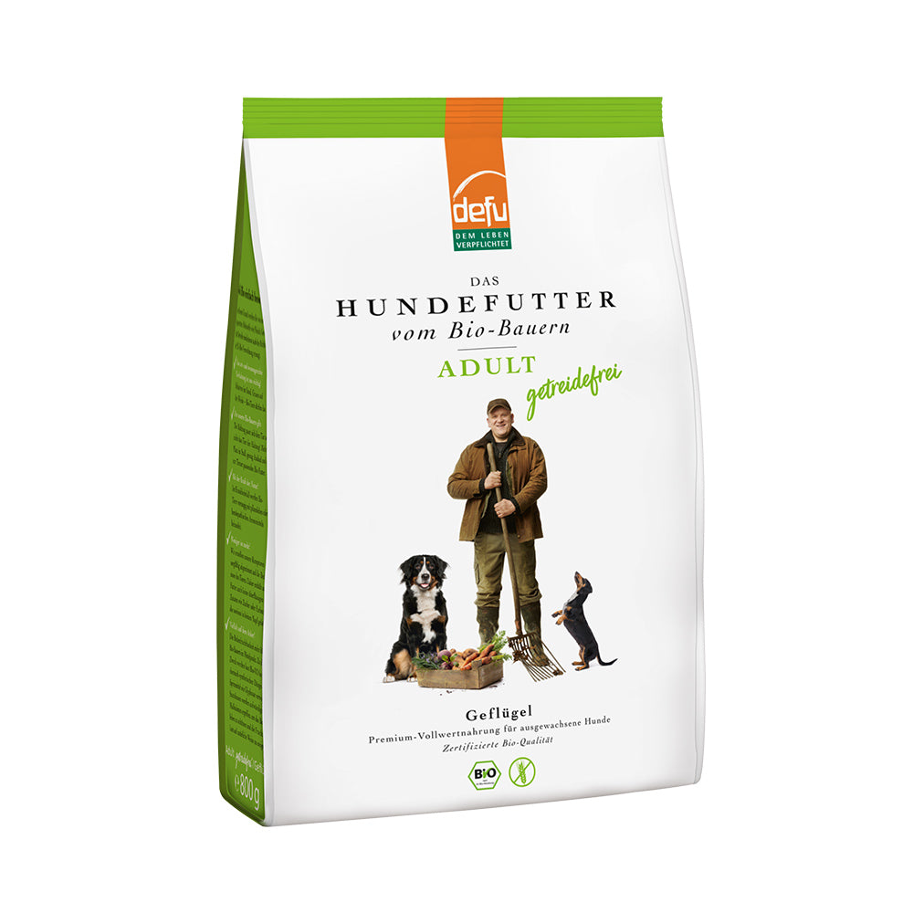 Defu Hund Adult getreidefrei Geflügel - BioTierFutter Onlineshop