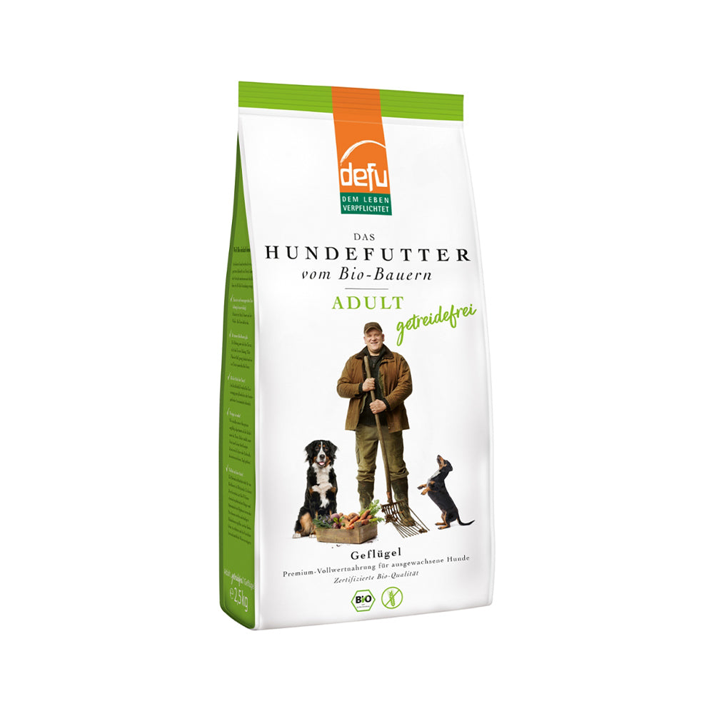 Defu Hund Adult getreidefrei Geflügel - BioTierFutter Onlineshop