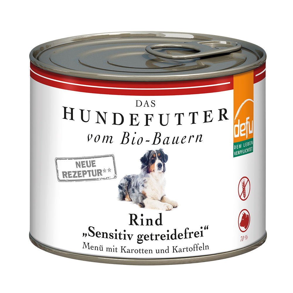 Defu Hund Rind "Sensitiv getreidefrei" - BioTierFutter Onlineshop