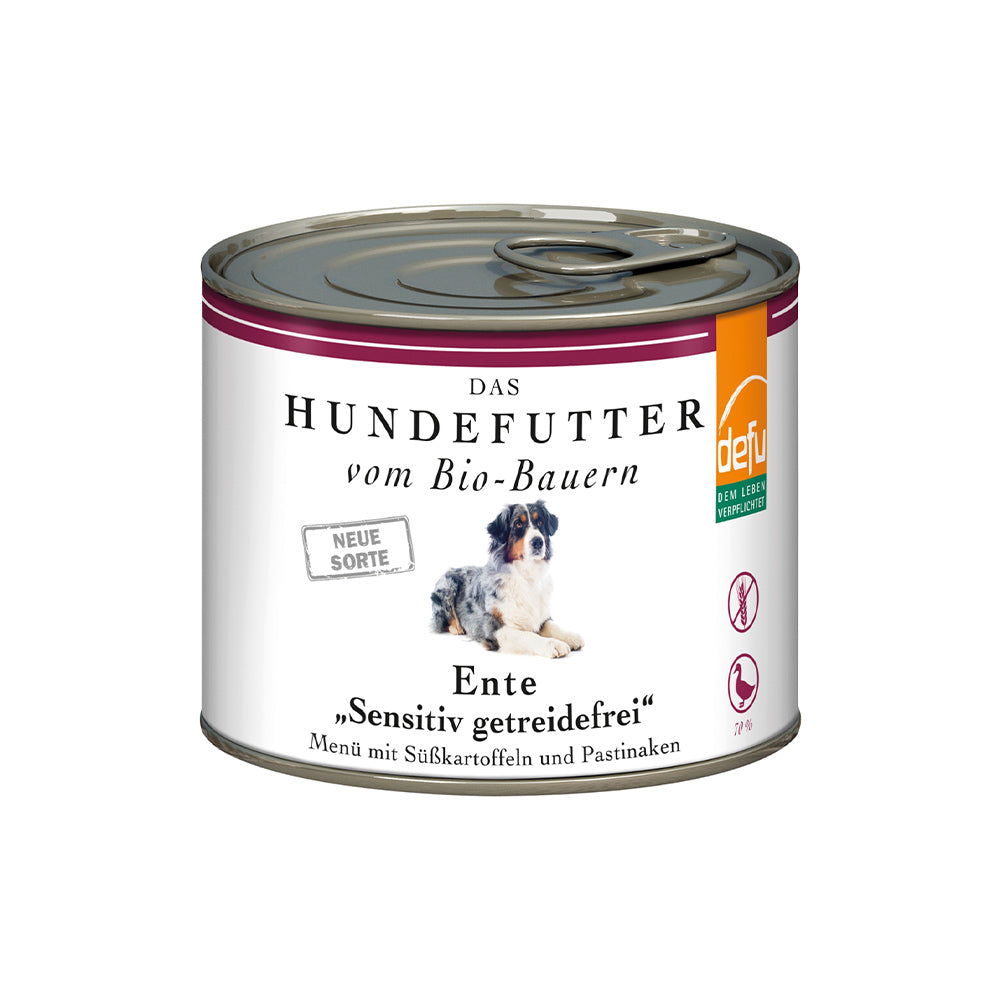 Defu Hund Ente "Sensitiv getreidefrei" - BioTierFutter Onlineshop