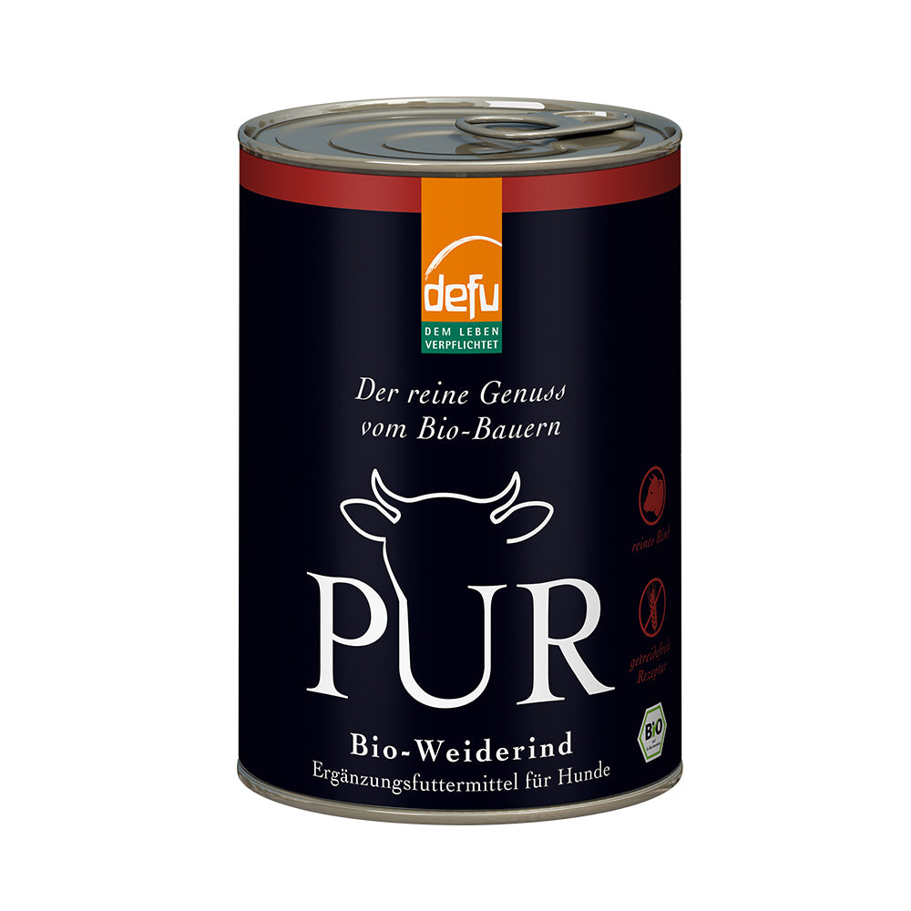 Defu Hund PUR Bio-Weiderind - BioTierFutter Onlineshop