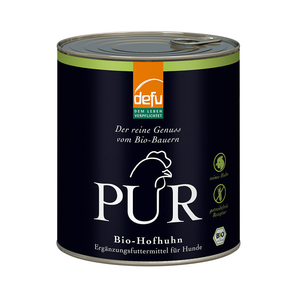 Defu Hund PUR Bio-Hofhuhn - BioTierFutter Onlineshop