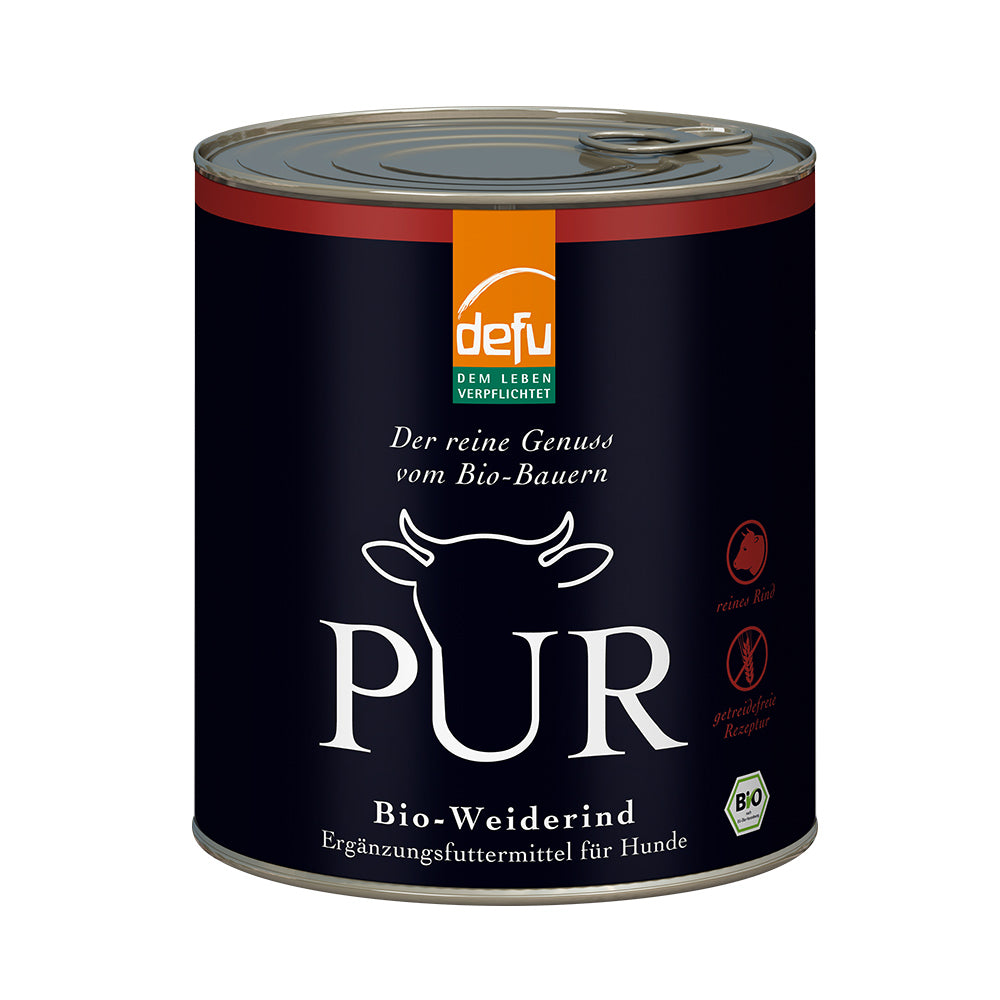 Defu Hund PUR Bio-Weiderind - BioTierFutter Onlineshop
