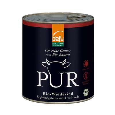 Defu Hund PUR Bio-Weiderind - BioTierFutter Onlineshop