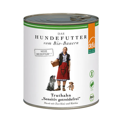 Defu Hund Truthahn "Sensitiv getreidefrei" - BioTierFutter Onlineshop