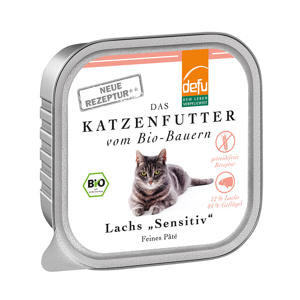 Defu Katze Lachs "Sensitive" - BioTierFutter Onlineshop