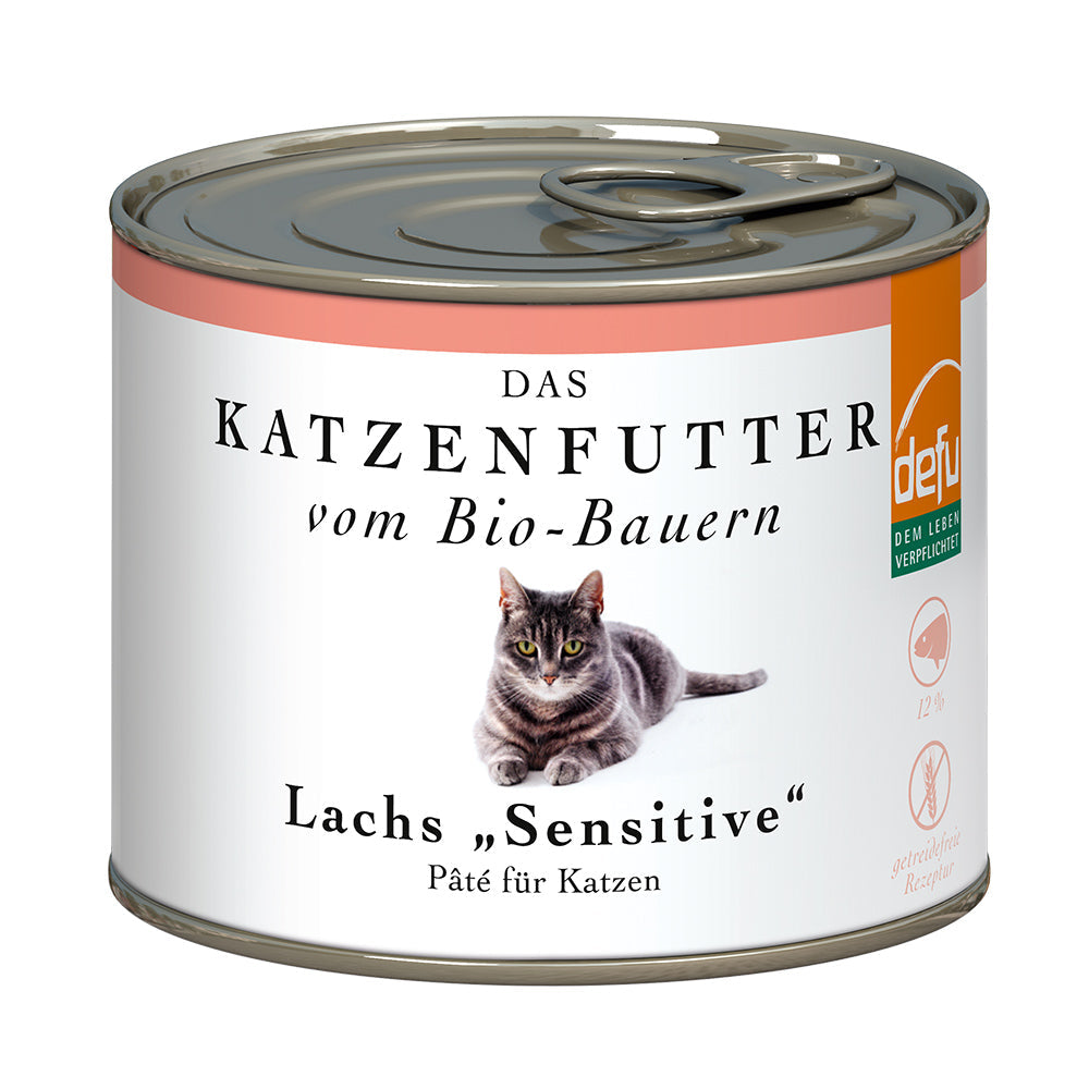 Defu Katze Lachs "Sensitive" - BioTierFutter Onlineshop