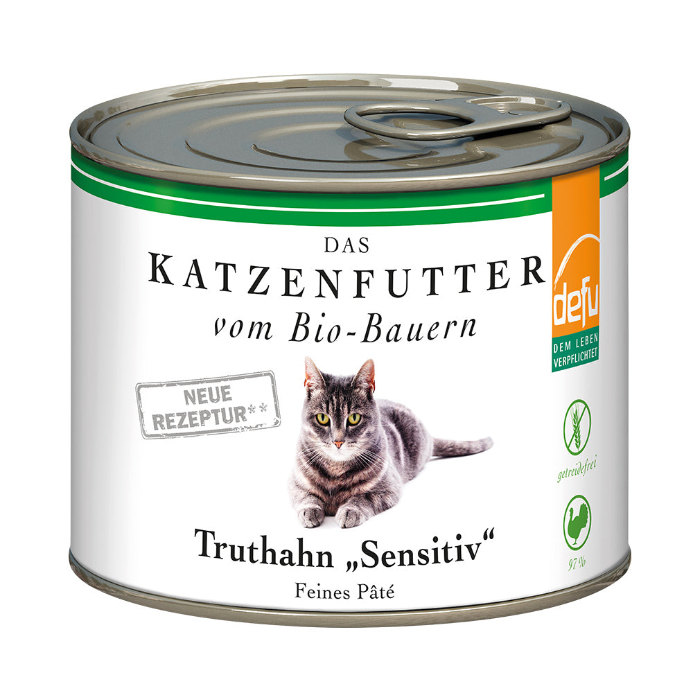 Defu Katze Truthahn "Sensitiv" - BioTierFutter Onlineshop