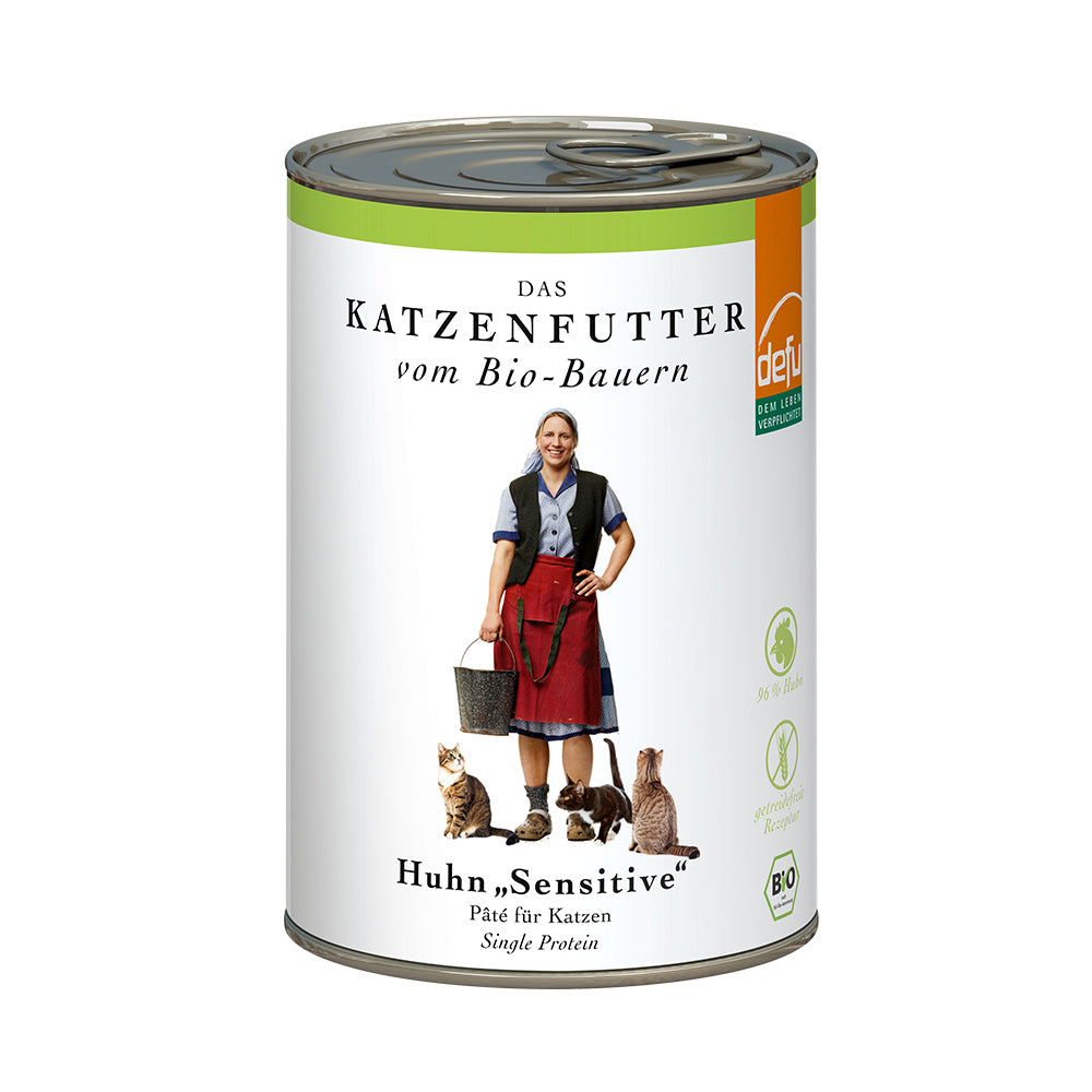 Defu Katze Huhn "Sensitiv" - BioTierFutter Onlineshop