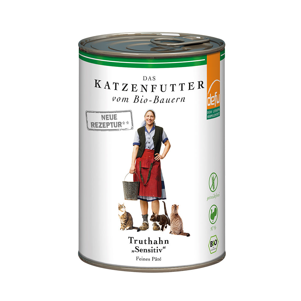 Defu Katze Truthahn "Sensitiv" - BioTierFutter Onlineshop