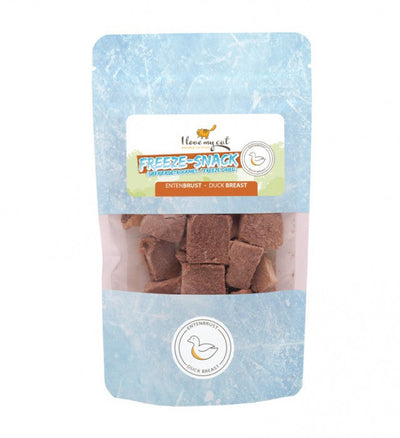 I love my Cat Freeze Dried Snack Entenbrust 25g - BioTierFutter Onlineshop