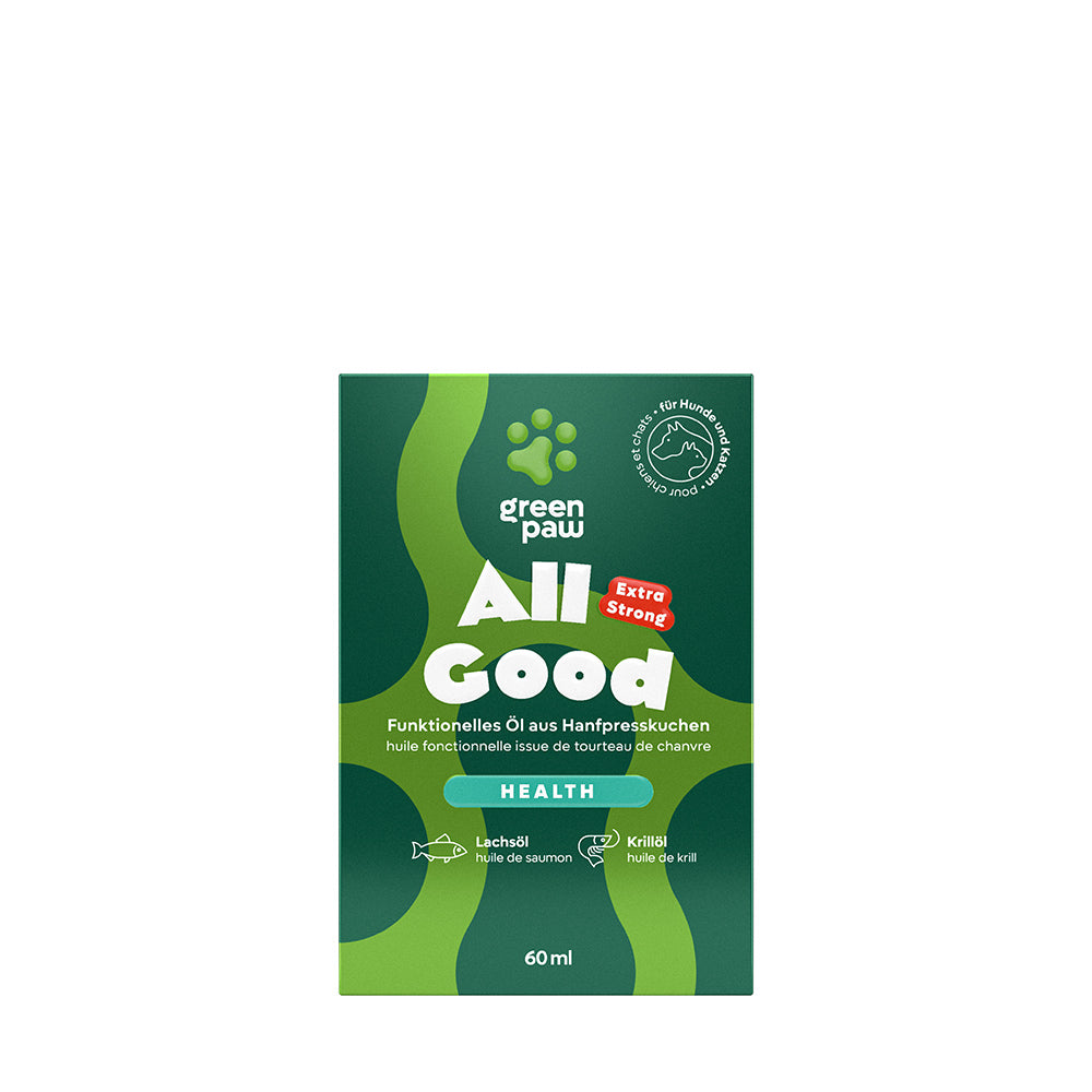 Green Paw All Good – CBD & CBG Tropfen für Wohlbefinden bei Hund & Katze