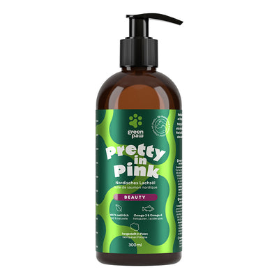 Green Paw Pretty in Pink – Omega-3 Lachsöl für Hunde & Katzen
