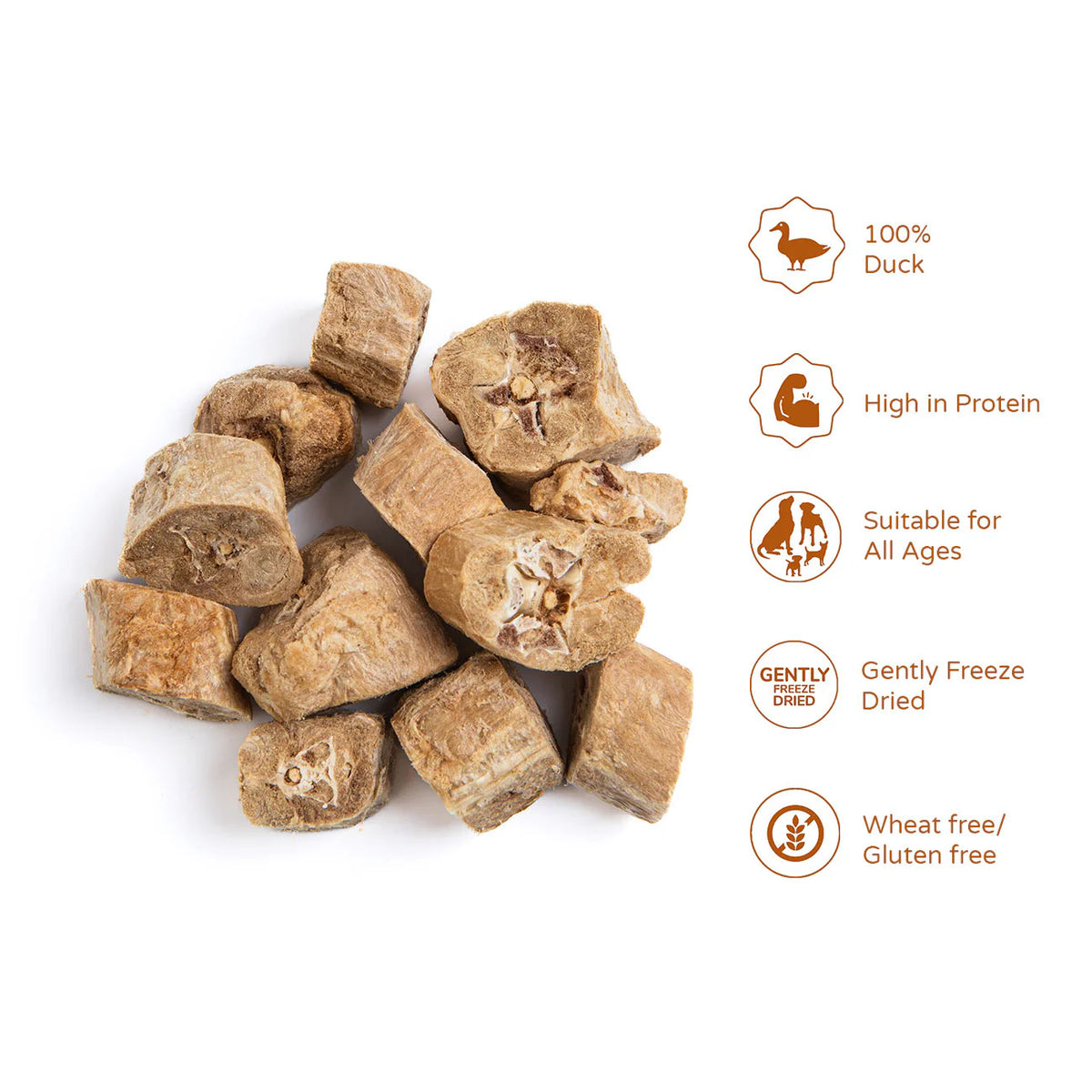 Thrive ProReward 100% Entenhälse Snack für Hunde