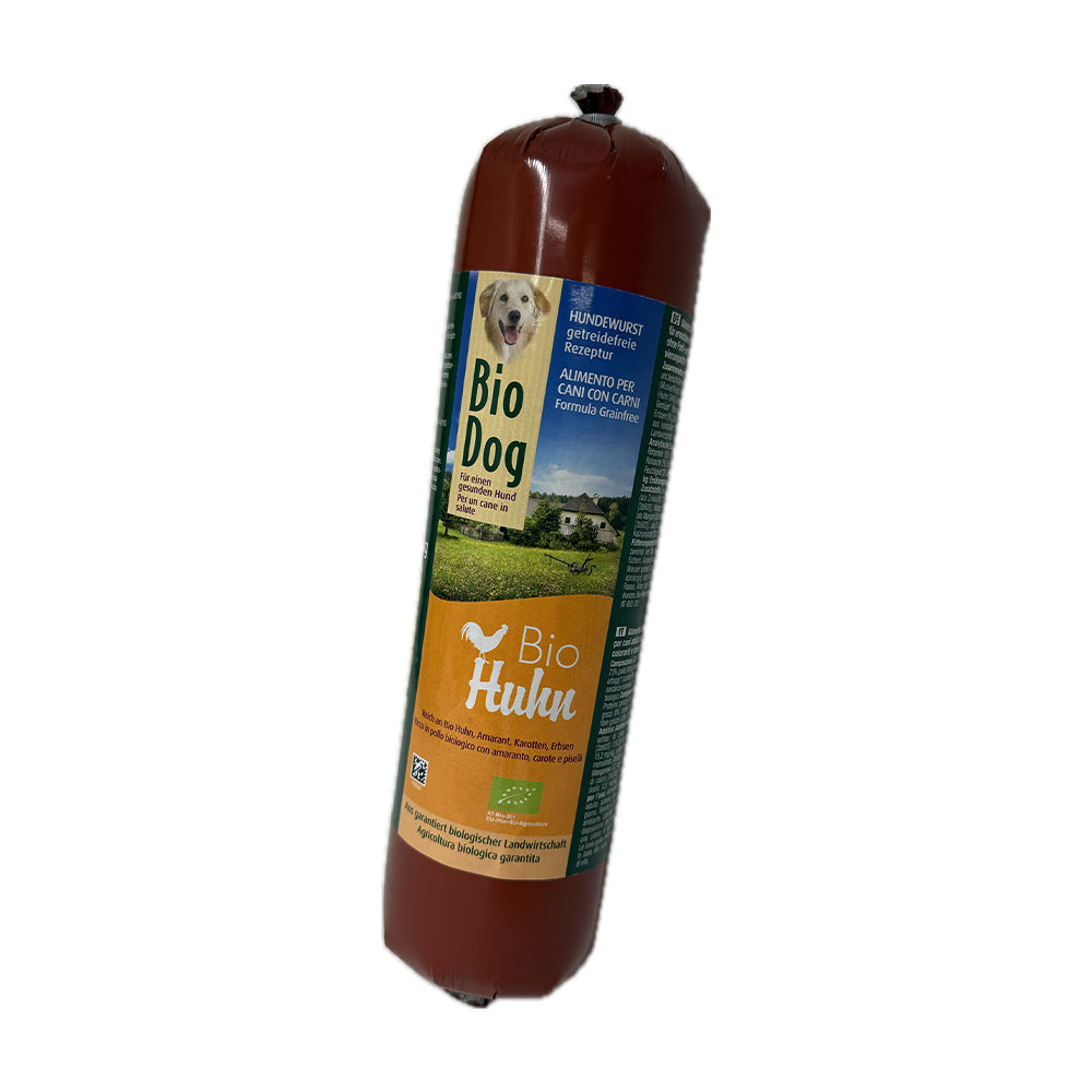 BioDog Wurst mit Geflügel - BioTierFutter Onlineshop