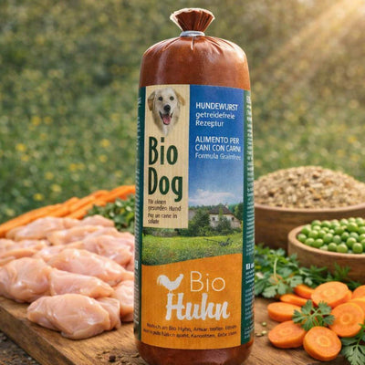 BioDog Wurst mit Geflügel - BioTierFutter Onlineshop