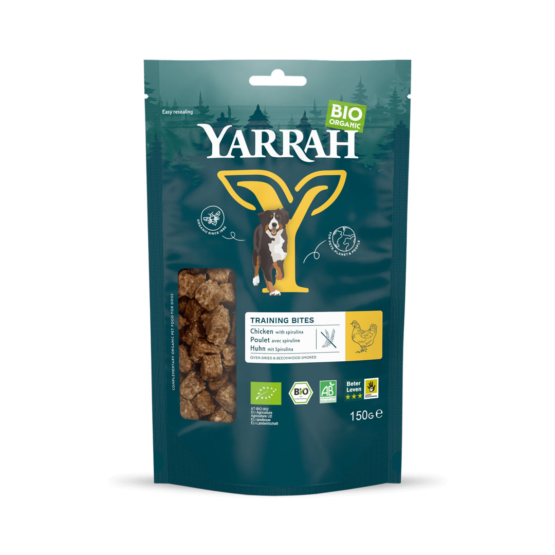 Yarrah Bio Trainings-Happen mit Huhn für Hunde – 150 g